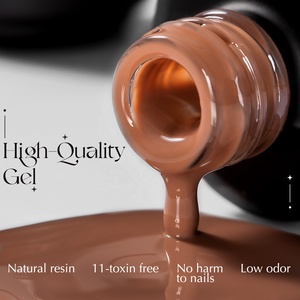 ROSALIND Professional Custom logo Vernis Semi Permanente <span class=keywords><strong>Cereza</strong></span> Mocha Marrón Caramelo Rojo Otoño Uv Esmaltes de Uñas en Gel Duraderos 15ml - Product Image 2