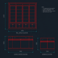 Vitrine Coulissante en Verre Haut de Gamme Personnalisée avec Portes en Bois Massif, Éclairage LED et Designs Présentés, Idéale pour Foulards, Colliers et Bijoux