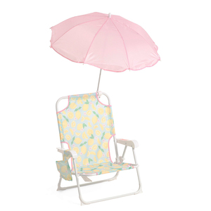 Silla de Playa y Camping para Niños <span class=keywords><strong>con</strong></span> Sombrilla, Portátil, de Oxford 210D, UPF50+, Diseño Personalizado, Venta al Por Mayor - Product Image 1