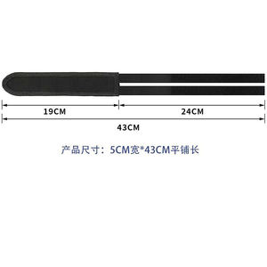 Sangle de pédale de vélo avec crochets et boucles, couvre-pieds de cyclisme, fixation, antidérapant, réglable, bandage de pédale de vélo - Product Image 5