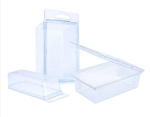 Emballage en plastique blister de coquille de palourde en PVC PET transparent recyclable personnalisé avec trou à main - Product Image 2