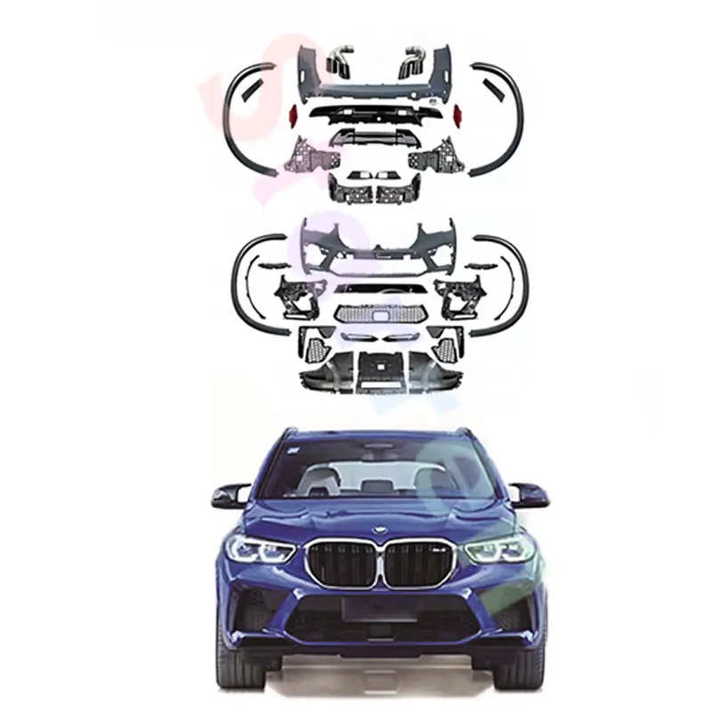 Conjunto de peças de carro para carro, kit de corpo automotivo modificado com x5m para bmw x5 go5