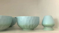 Service à Thé Japonais de Luxe Personnalisé avec Cuillère en Bambou Fouet Chasen Support Bol en Céramique Kit Matcha pour Cérémonie du Thé Matcha