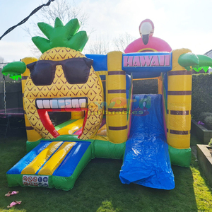 Castillo Inflable Multijuego Hawaii con Tobogán, Casa de Brinco Comercial para Niños, Material de PVC, Capacidad de 500 kg, 3 Años de Garantía - Product Image 2