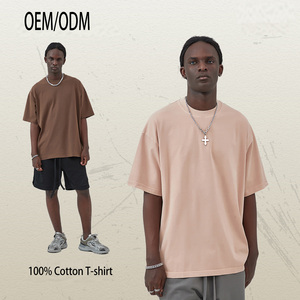 T-shirt pour hommes de haute qualité en vente, 275 g/m², impression personnalisée, 100 % coton, t-shirt uni pour hommes - Product Image 3