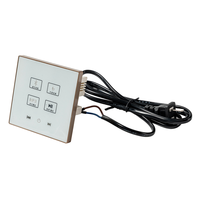 Panneau intelligent pour maison connectée JBHKJ 86F2, 2*25W, 5.3 touches tactiles, lecteur audio/vidéo USB et carte TF, en plastique, AC90-260V, pour hôtel et maison