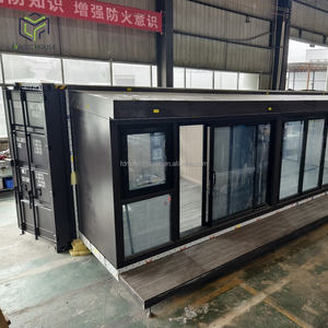 Maison préfabriquée de luxe <span class=keywords><strong>en</strong></span> acier de 40 pieds, structure rustique, écologique, certifiée ISO9001, extensible, type cabane, conteneur pliable - Product Image 4