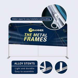 Stand de Exhibición Portátil Personalizado de 10 pies x 20 pies con Banner de Fondo de Tela Tensada Resistente a los Rayos UV y Duradero para Eventos - Product Image 3