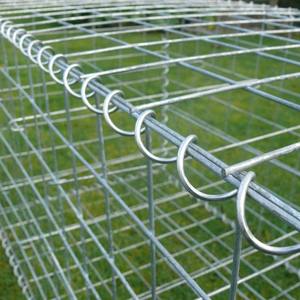 Direct usine Gabions soudés en treillis métallique de fer, à tissage plat, <span class=keywords><strong>pour</strong></span> murs de soutènement et clôtures de jardin, avec service de découpe - Product Image 4