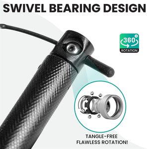 JY Cross Fit <span class=keywords><strong>Double</strong></span> <span class=keywords><strong>Under</strong></span> Jump Rope, <span class=keywords><strong>corde</strong></span> <span class=keywords><strong>à</strong></span> <span class=keywords><strong>sauter</strong></span> réglable extra longue en aluminium lestée, <span class=keywords><strong>corde</strong></span> <span class=keywords><strong>à</strong></span> <span class=keywords><strong>sauter</strong></span> rapide avec poignée antidérapante - Product Image 2