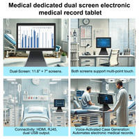 Tablette à haut rendement pour point de solution médicale de santé ou système de vente au détail tout en un terminal pour Restaurant Hotel KTV