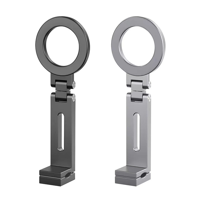 New Design Aluminum Alloy Portable Magnet Phone Holder Multi Functional Mini Mobile Phone Stand for Magsafe