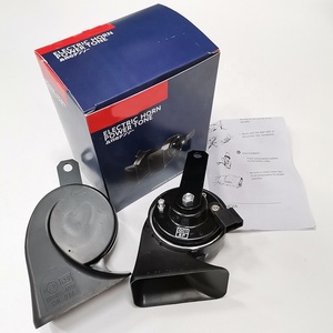 Sıcak satış araba aksesuarı Loud ses 12v 24v <span class=keywords><strong>118dB</strong></span> DENSO için su geçirmez elektrikli salyangoz hava boynuz