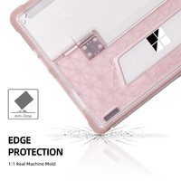 Étui de tablette en TPU antichoc de qualité militaire pour Microsoft Surface Go 1-4 avec support gratuit, découpes précises, housse de protection
