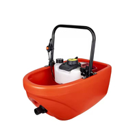 Nouvelle pompe à eau flottante à essence 2 temps, pompe flottante portable pour système d'irrigation et drainage, pompe haute pression 1 pouce