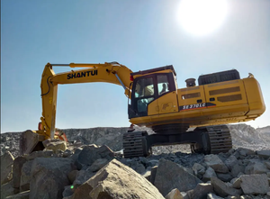Distribuidor autorizado de fábrica SHANTUI SE370LC peso operativo 35 toneladas 36 toneladas 37 toneladas gran excavadora sobre orugas con motor Cummins - Product Image 3