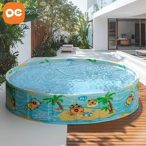 Fabriek Groothandel Draagbare Capibala Zwembaden Opvouwbare Pvc Kinderzwembaden - Product Image 1