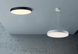 Lustre rond télécommandé par application moderne Lampe plafond Salon Chambre à coucher Maison Plafonniers LED de luxe - Product Image 2