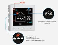 Termostato Inalámbrico Digital para Calefacción por Suelo Radiante, Termostato de Bajo Voltaje R9BW&RC9Plus, Termostato Inteligente