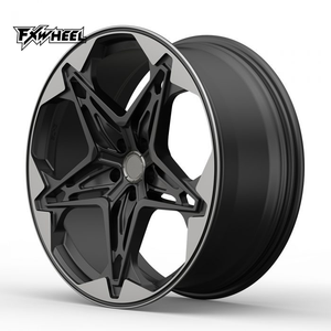 Venta caliente 5 agujeros llantas de rueda de aleación forjada 5x5x120 112 18 19 20 pulgadas ajuste <span class=keywords><strong>Ferrari</strong></span> 296gts F8 Roma peso ligero rueda de coche de carreras - Product Image 2