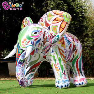 Özel şişme maskot hayvan modeli sirk sahne sahne sahne olay performansı için rulo ile dev şişme fil - Product Image 4