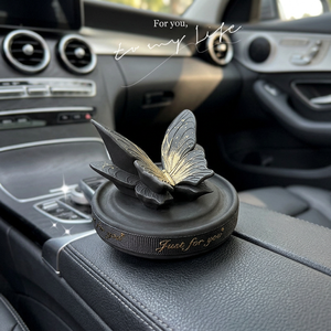 Diffuseur de parfum pour voiture en forme de papillon noir, clip de ventilation, ornement élégant en plastique, parfum longue durée - Product Image 6