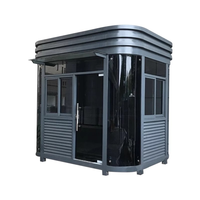 Caseta de Vigilancia Prefabricada, Portátil, Modular, de Acero para Exteriores, para Kiosco o Guardería