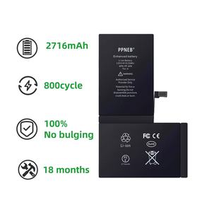 Batteries Rechargeables pour Smartphones, Vente en Gros Usine, pour <span class=keywords><strong>iPhone</strong></span> <span class=keywords><strong>6</strong></span> 7 8 Plus 12 13 Mini 11 14 15 Pro Max X XR XS Max - Product Image 2