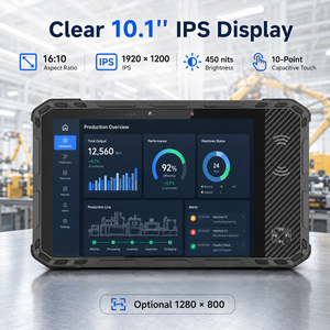 แท็บเล็ตอุตสาหกรรม Windows ขนาด 10.1 นิ้ว 1920x1200 IPS 450 Nits 8+<span class=keywords><strong>128GB</strong></span> แท็บเล็ตพีซีแบบทนทาน IP68 กันฝุ่น กันกระแทก <span class=keywords><strong>ราคา</strong></span>โรงงาน - Product Image 5
