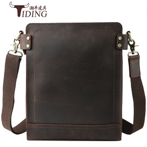 Sac messager pour homme en cuir véritable Tiding, grande capacité, durable, pour une utilisation en extérieur - Product Image 3
