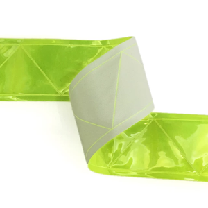 Nastro riflettente bianco personalizzato in <span class=keywords><strong>pvc</strong></span> en471 ad alta visibilità impermeabile per abbigliamento/gilet - Product Image 4