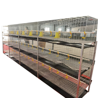 Cage à Poulets de Chair Galvanisée à Froid en H à Trois Niveaux, Meilleure Vente, pour Ferme et Usage Domestique