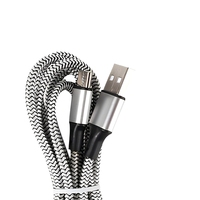 Kabel Data Tipe-C Grosir Pabrik, Pengisian Cepat, Jaket Nilon Terjalin untuk Transfer Data Ponsel, Tablet, Laptop