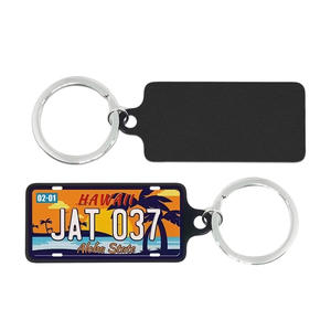 ป้ายทะเบียนของรัฐแบบกำหนดเองพวงกุญแจป้ายโลหะแบบวินเทจของสหรัฐอเมริกาพิมพ์ป้ายรถพวงกุญแจเสน่ห์ของขวัญของที่ระลึกของร้านรถยนต์แบบย้อนยุค - Product Image 3