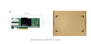 Tarjeta de Red <span class=keywords><strong>Intel</strong></span> <span class=keywords><strong>X710</strong></span>-DA2G1P5 con Chip <span class=keywords><strong>Intel</strong></span> <span class=keywords><strong>X710</strong></span> <span class=keywords><strong>BM2</strong></span>, PCIe 3.0X8, Adaptador de Red de 10 Gbps con Puerto Dual SFP+ - Product Image 6