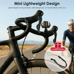 Haut-parleur magnétique sans fil Bluetooth 5.3 OEM Mini haut-parleur avec basses profondes Lumière RVB Haut-parleur portable Boîte de son HD avec support de téléphone Lanière - Product Image 6