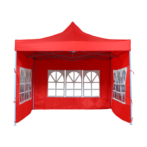 Gazebo Plegable Retráctil Portátil Rosa de 3x3m, Carpa Resistente para Ferias Comerciales, Impresión de Logotipo Personalizado, Impermeable, Ignífuga, Protección UV - Product Image 2