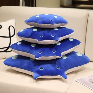 Peluche de poisson-diable de dessin animé, coussin décoratif, cadeau pour petite amie à l'anniversaire - Product Image 6