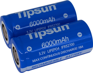 แบตเตอรี่ Tipsun IFR 32650 32700 เซลล์ 3.2v 6000mah LFP ลิเธียมไอรอนฟอสเฟต ปรับแต่งได้ - Product Image 3