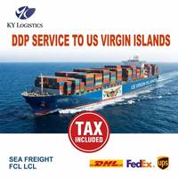 Agent d'expédition et transitaire expert pour les services logistiques USVI, service express aérien et maritime Chine-USVI, services porte-à-porte