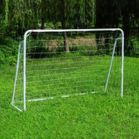 Gawang Mini Sepak Bola Desain Baru - Baja Galvanis Lapis Bubuk Warna & Jaring Dapat Disesuaikan 200cm X 140cm