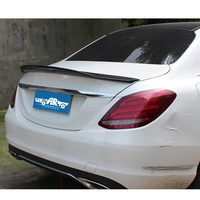 Pièces automobiles de qualité exceptionnelle, aileron de coffre arrière en fibre de carbone ABS style PSM pour Mercedes Benz Classe C W205 2014-2019