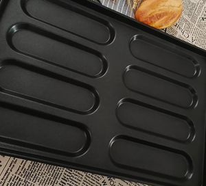 Molde de bandeja para hornear pan ovalado largo y ovalado personalizado de acero aluminizado antiadherente de 8 tazas, molde de 600*400mm - Product Image 6