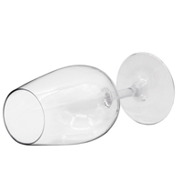 Verre à vin incassable de haute qualité avec impression personnalisée en acrylique verres à vin en plastique rose