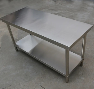 Table de travail commerciale de cuisine et de fabrication d'acier grande table de travail d'inox de banc d'acier inoxydable sur la grande vente de liquidation - Product Image 1