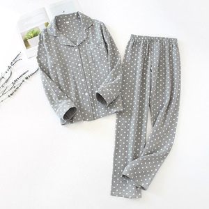 Conjunto de pijama de 2 piezas para hombre y mujer, ropa de dormir suave e informal - Product Image 6