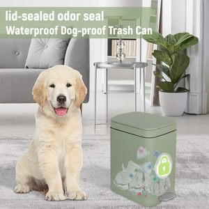 Poubelle à pédale en plastique PP de haute qualité pour déchets de papier, type pressoir sur pied - Product Image 4