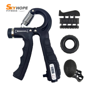 Handgreep Versterker Kit (5 Stuks) Onderarm Vinger Sporter Massage Bal Verstelbare Handgrijper - Product Image 1