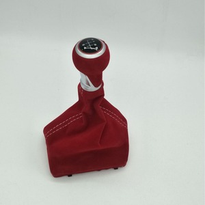 Audi A6 Leather <b>Gear</b> <b>Knob</b> 6-Speed Ergonomic Shift <b>Knob</b> Cover - Product Image 1