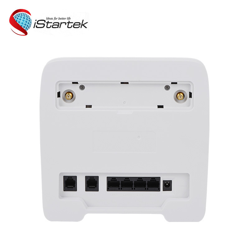 ODM Accueil VOIP VOLTE CAT4 Sans Fil Wi Fi WiFi 5G 200 Mètres Gamme 4G LTE CPE Extérieur avec Carte Sim